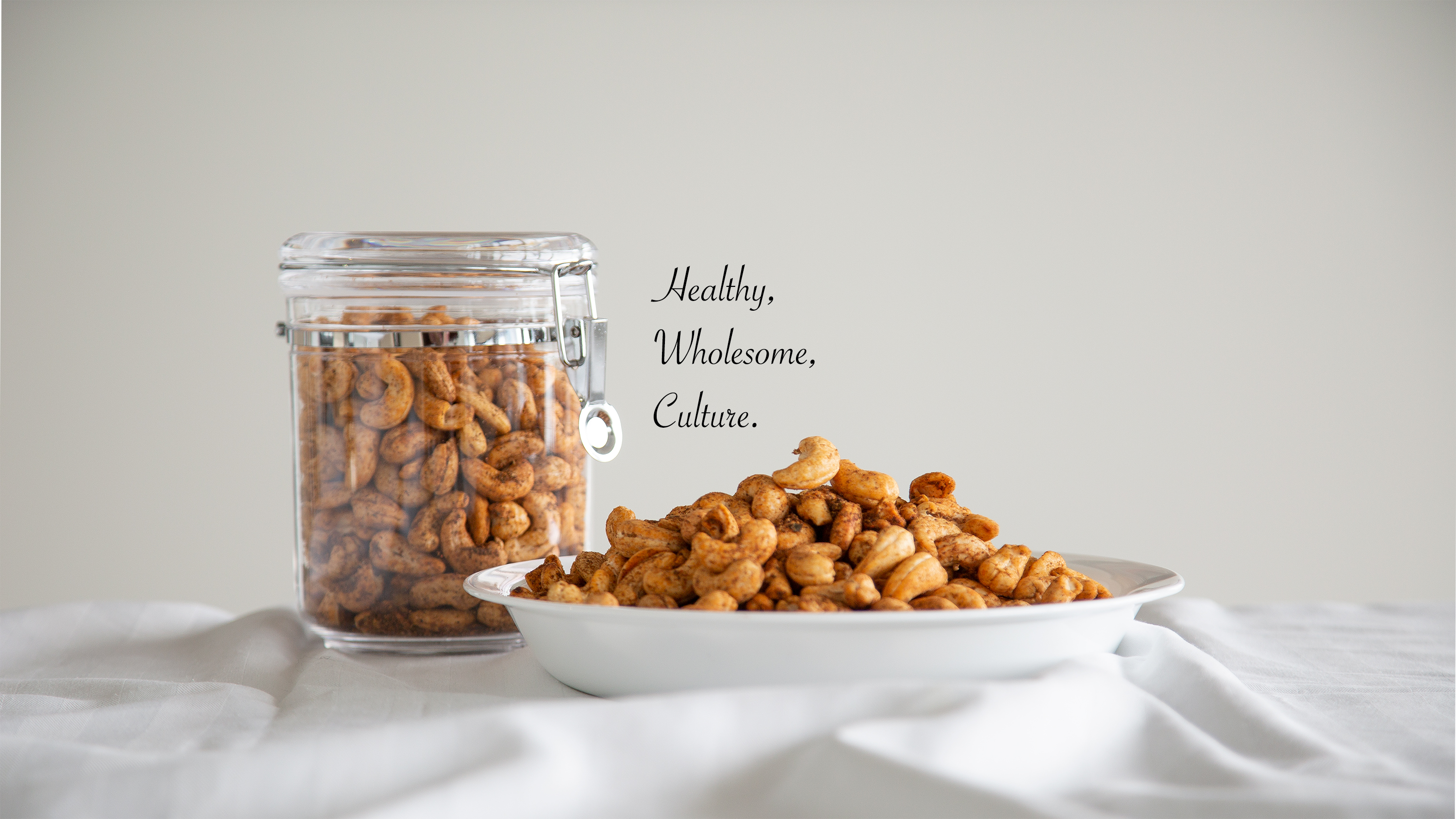 Healthy and wholesome home cooked cashews